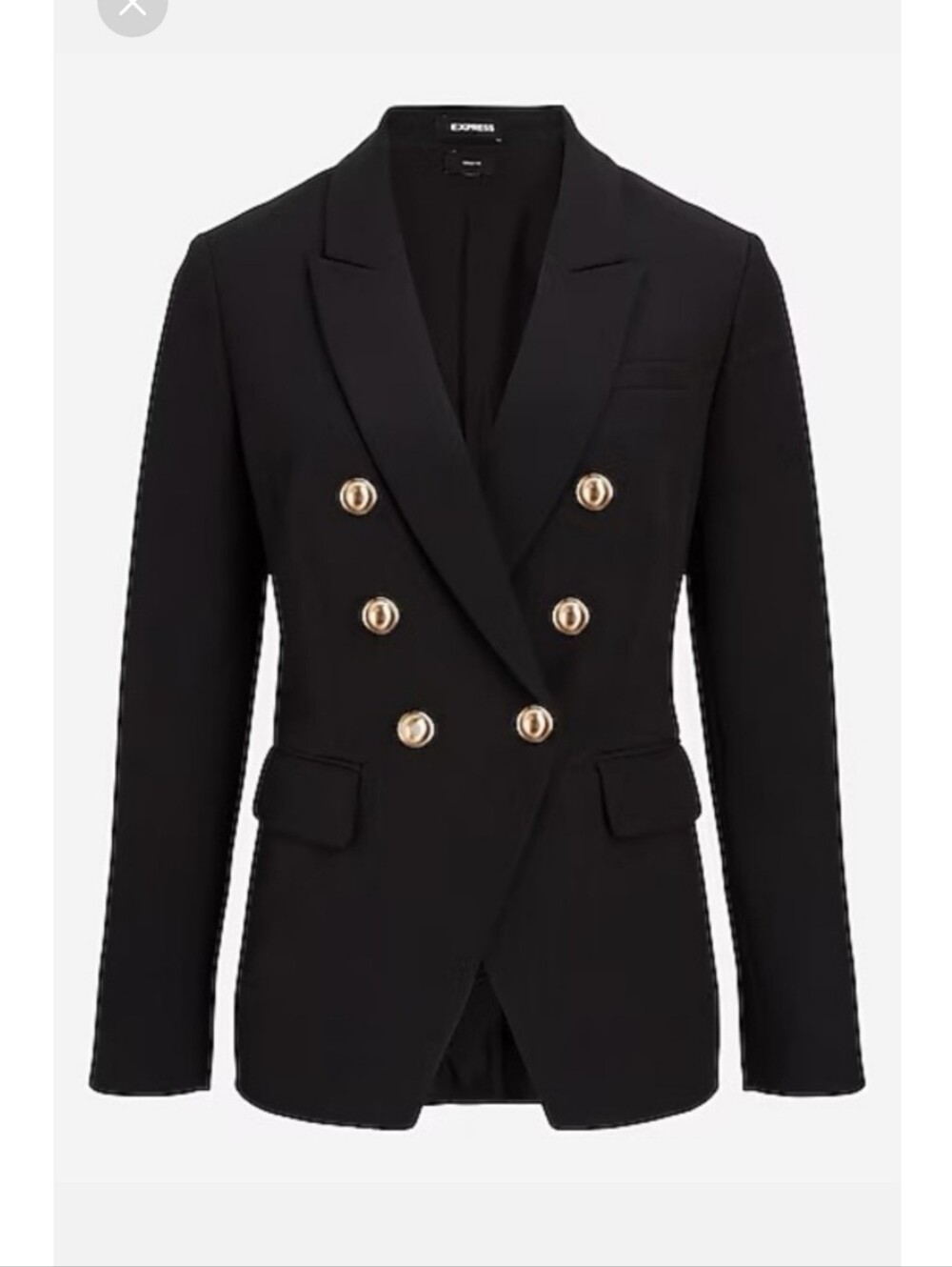 Express Editor Double Breasted Novelty Button Blazer Size XS - Picture 3 of 8
